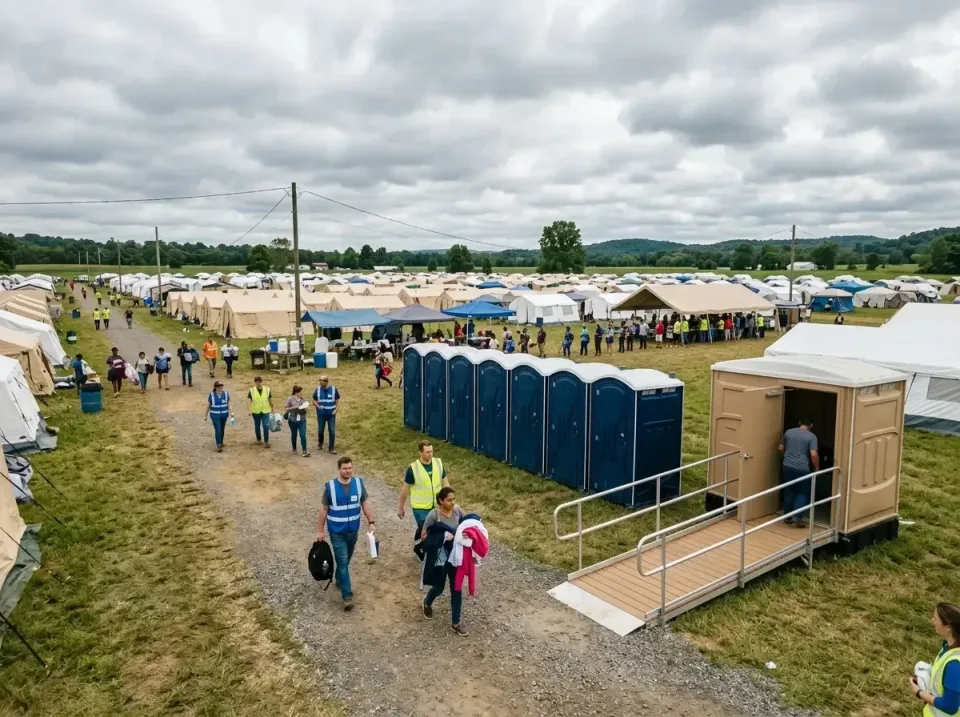 disaster-relief-camp-restrooms-010 — frequently asked questions, Dumpster & Portable Bathrooms Rental in Camp Swift, TX